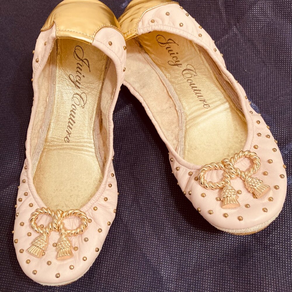 Juicy Couture LEATHER Ballet Flats